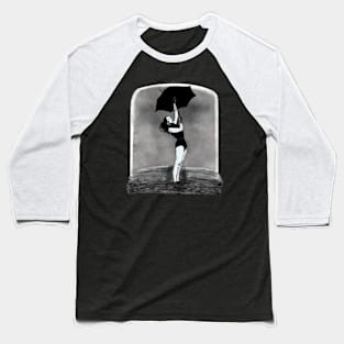 Vampira- Goth Girl Summer Baseball T-Shirt